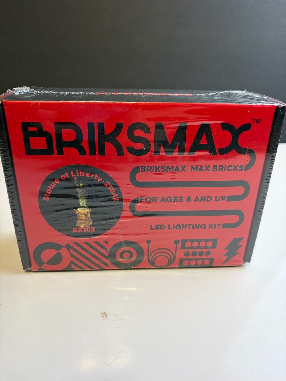 Red LED Lighting Kit for Bricks - Briksmax - Picture 2 of 7